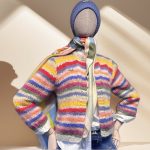 strickjacke bunt