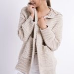 strickjacke damen beige