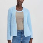 strickjacke damen blau
