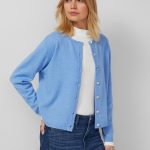 strickjacke damen blau