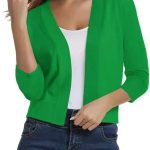 strickjacke damen grün