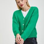 strickjacke damen grün