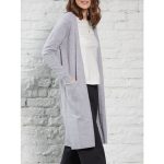 strickjacke damen lang