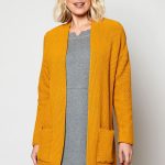 strickjacke damen lang