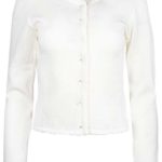 strickjacke damen weiß
