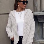 strickjacke damen weiß