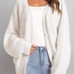 strickjacke damen weiß