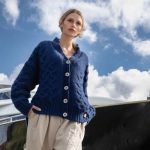 strickjacke dunkelblau