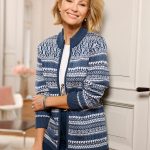 strickjacke dunkelblau
