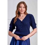 strickjacke dunkelblau
