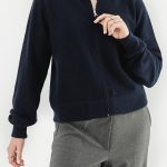strickjacke dunkelblau damen