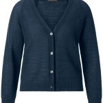 strickjacke dunkelblau damen