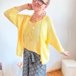 strickjacke gelb