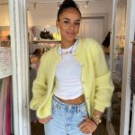 strickjacke gelb