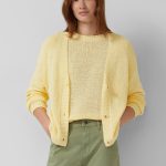 strickjacke gelb