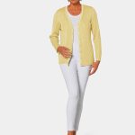 strickjacke gelb