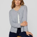 strickjacke grau