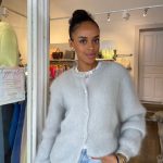 strickjacke grau