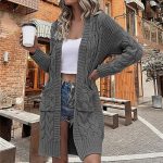 strickjacke grau