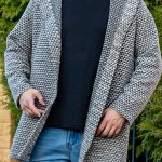 strickjacke herren wolle
