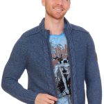 strickjacke herren wolle