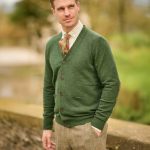 strickjacke herren wolle