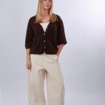 strickjacke kurzarm