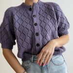 strickjacke kurzarm