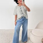 strickjacke kurzarm