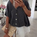 strickjacke kurzarm