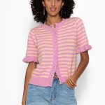 strickjacke kurzarm