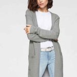 strickjacke lang