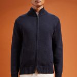 strickjacke mit reißverschluss