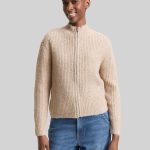 strickjacke mit reißverschluss
