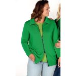 strickjacke mit reißverschluss damen