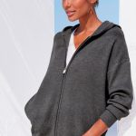 strickjacke mit reißverschluss damen
