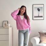 strickjacke pink
