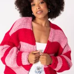 strickjacke pink