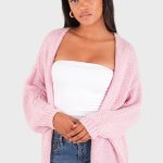 strickjacke pink