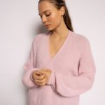 strickjacke rosa
