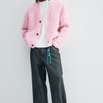 strickjacke rosa
