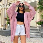 strickjacke rosa
