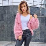 strickjacke rosa