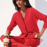 strickjacke rot