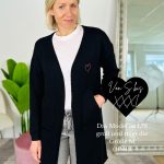 strickjacke schwarz