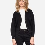 strickjacke schwarz