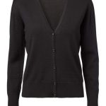 strickjacke schwarz damen