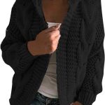 strickjacke schwarz damen