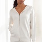 strickjacke weiß