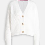 weiße strickjacke damen